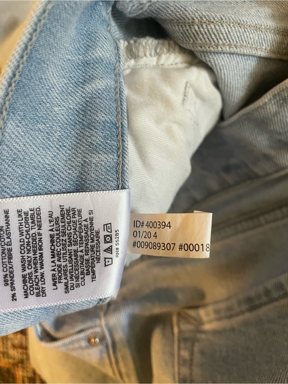 Express Cropped Wide Leg High Rise Jeans - Picture 4 of 4
